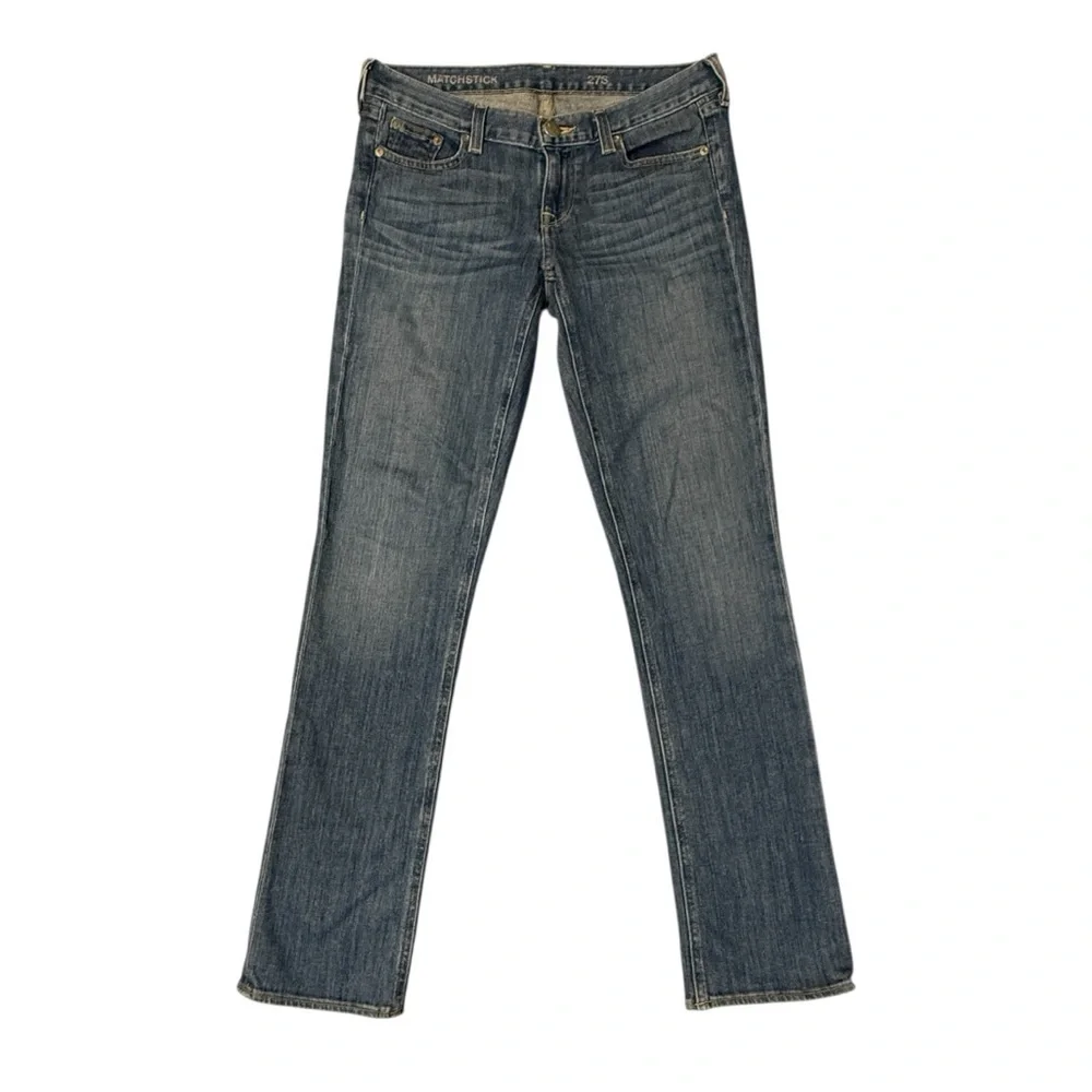 J. Crew Toothpick Straight Low Rise Blue Jeans Size 27S #1825
